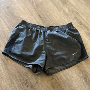 Nike Women's Charcoal Gray Athletic Shorts